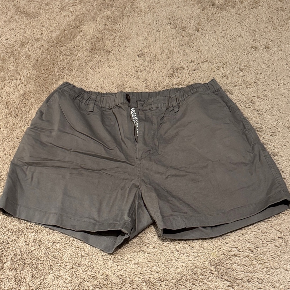 Chubbies Men's Charcoal Flat Front Shorts